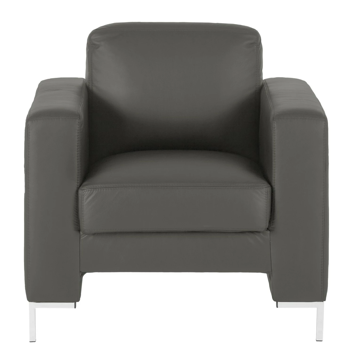 Fredriks Fauteuil Lampone - Cuir véritable - Gris foncé 4 Fredriks Fauteuil Lampone - Cuir véritable - Gris foncé – Image 2