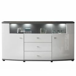 Loftscape Buffet Intento II - Blanc brillant / anthracite -loftscape Boutique 1000288166 210827 12095400012 DETAILS P000000001000288166