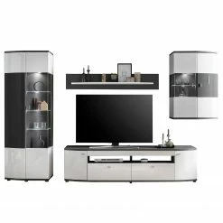 Loftscape Ensemble meubles TV Intento II (4 él.) - Blanc brillant / Anthracite -loftscape Boutique 1000288190 210827 12095900096 DETAILS P000000001000288190