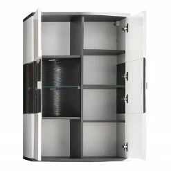 Loftscape Ensemble meubles TV Intento III (3 él.) - Blanc brillant / Anthracite -loftscape Boutique 1000288375 210827 16504700019 DETAILS P000000001000288375