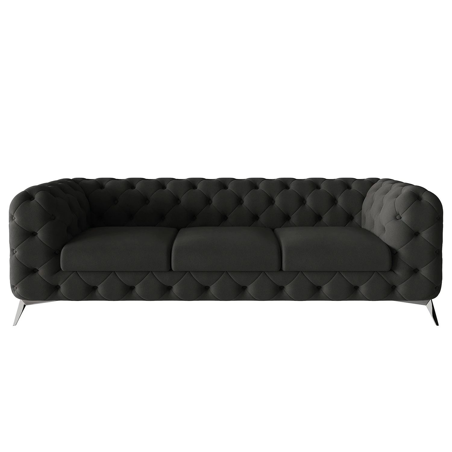 Jack & Alice Canapé Laviva I (3 places) - Microfibre Enza: Anthracite 5 Jack & Alice Canapé Laviva I (3 places) - Microfibre Enza: Anthracite – Image 3