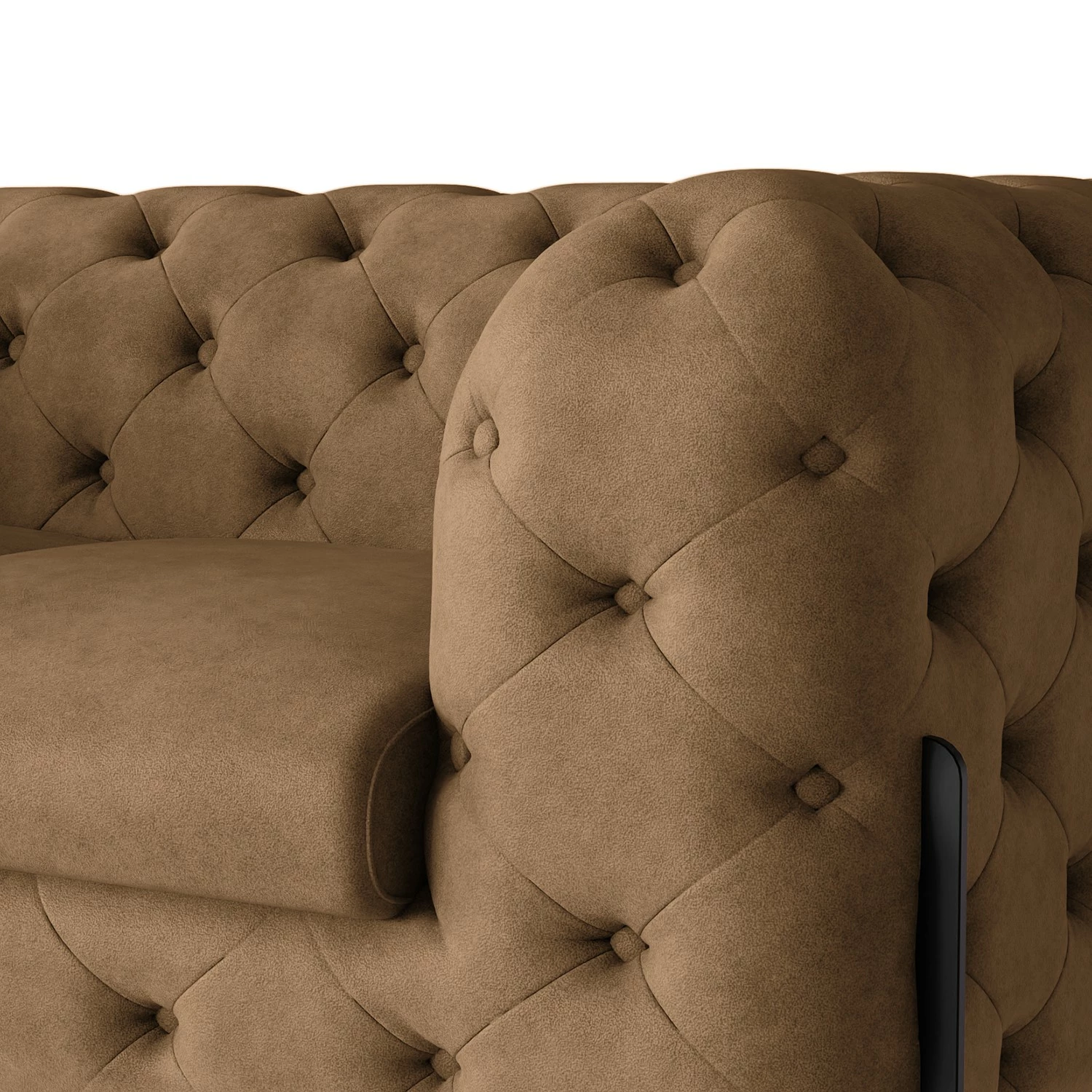 Jack & Alice Canapé Laviva II (2 places) - Microfibre Priya: Marron 7 Jack & Alice Canapé Laviva II (2 places) - Microfibre Priya: Marron – Image 5