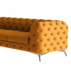 Jack & Alice Canapé panoramique Laviva I - Microfibre Enza: Safran - Alignement à gauche -loftscape Boutique 1000288915 220325 050 DETAILS P000000001000288915