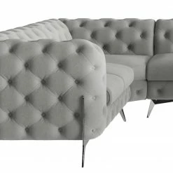 Jack & Alice Canapé panoramique Laviva II - Microfibre Enza: Gris - Alignement à gauche 20 Jack & Alice Canapé panoramique Laviva II - Microfibre Enza: Gris - Alignement à gauche -loftscape Boutique 1000288928 220325 080 DETAILS P000000001000288928