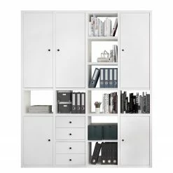 Fredriks Armoire de bureau Emporio II - Blanc brillant