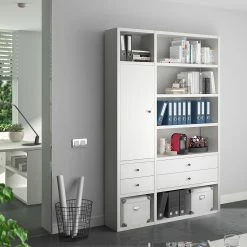 Fredriks Étagère de bureau Emporio IV - Blanc brillant 8 Fredriks Étagère de bureau Emporio IV - Blanc brillant -loftscape Boutique 1000289363 211012 15420800056 MOOD DETAILS P000000001000289363 mood