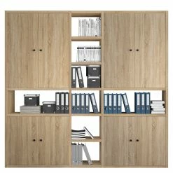 Fredriks Armoire de bureau Emporio VI - Imitation chêne de Sonoma