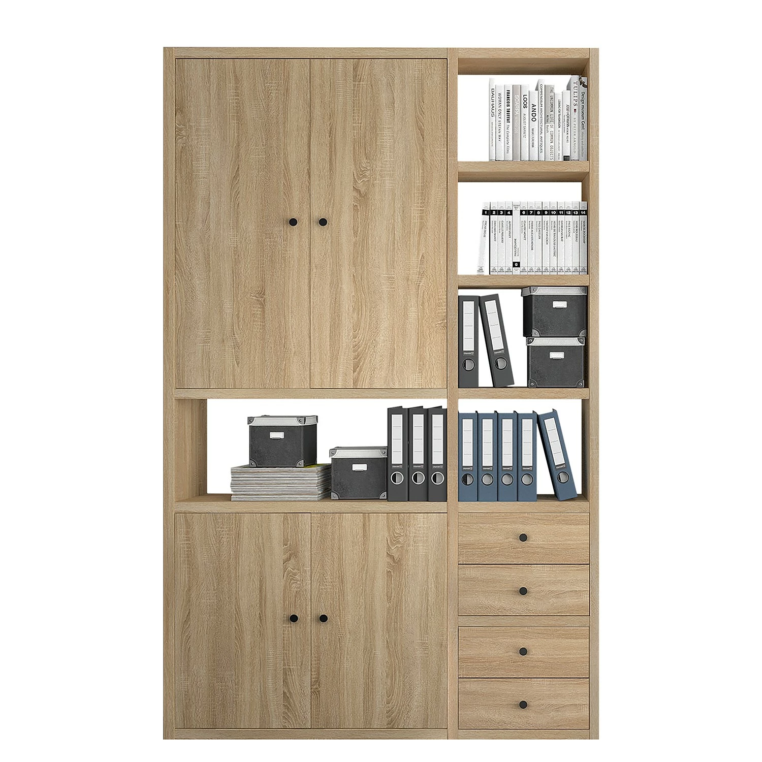 Fredriks Armoire de bureau Emporio IV - Imitation chêne de Sonoma 3 Fredriks Armoire de bureau Emporio IV - Imitation chêne de Sonoma