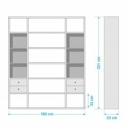 Fredriks Étagère de bureau Emporio VI - Blanc brillant 7 Fredriks Étagère de bureau Emporio VI - Blanc brillant -loftscape Boutique 1000289373 211012 154209000547 SKETCH DETAILS P000000001000289373 sketch