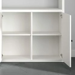 Fredriks Étagère de bureau Emporio II - Blanc brillant -loftscape Boutique 1000289374 211012 15420900080 DETAILS P000000001000289374