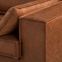 Fredriks Canapé Jurga (3 places) - Microfibre Yaka: Cognac -loftscape Boutique 1000291508 210927 13065400569 DETAILS P000000001000291508