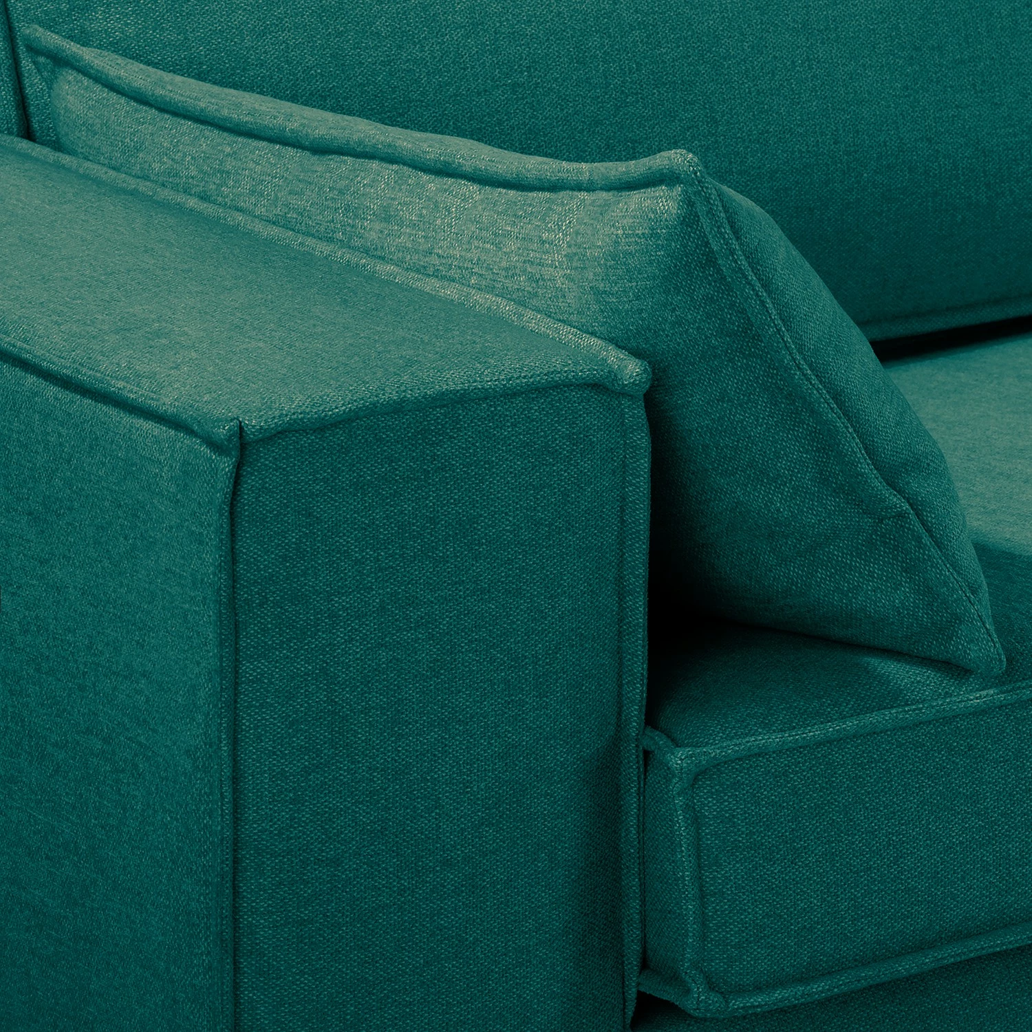 Fredriks Canapé d’angle Jurga - Tissu Sioma: Vert-Marron - Méridienne courte à droite (vue de face) 11 Fredriks Canapé d’angle Jurga - Tissu Sioma: Vert-Marron - Méridienne courte à droite (vue de face) – Image 9