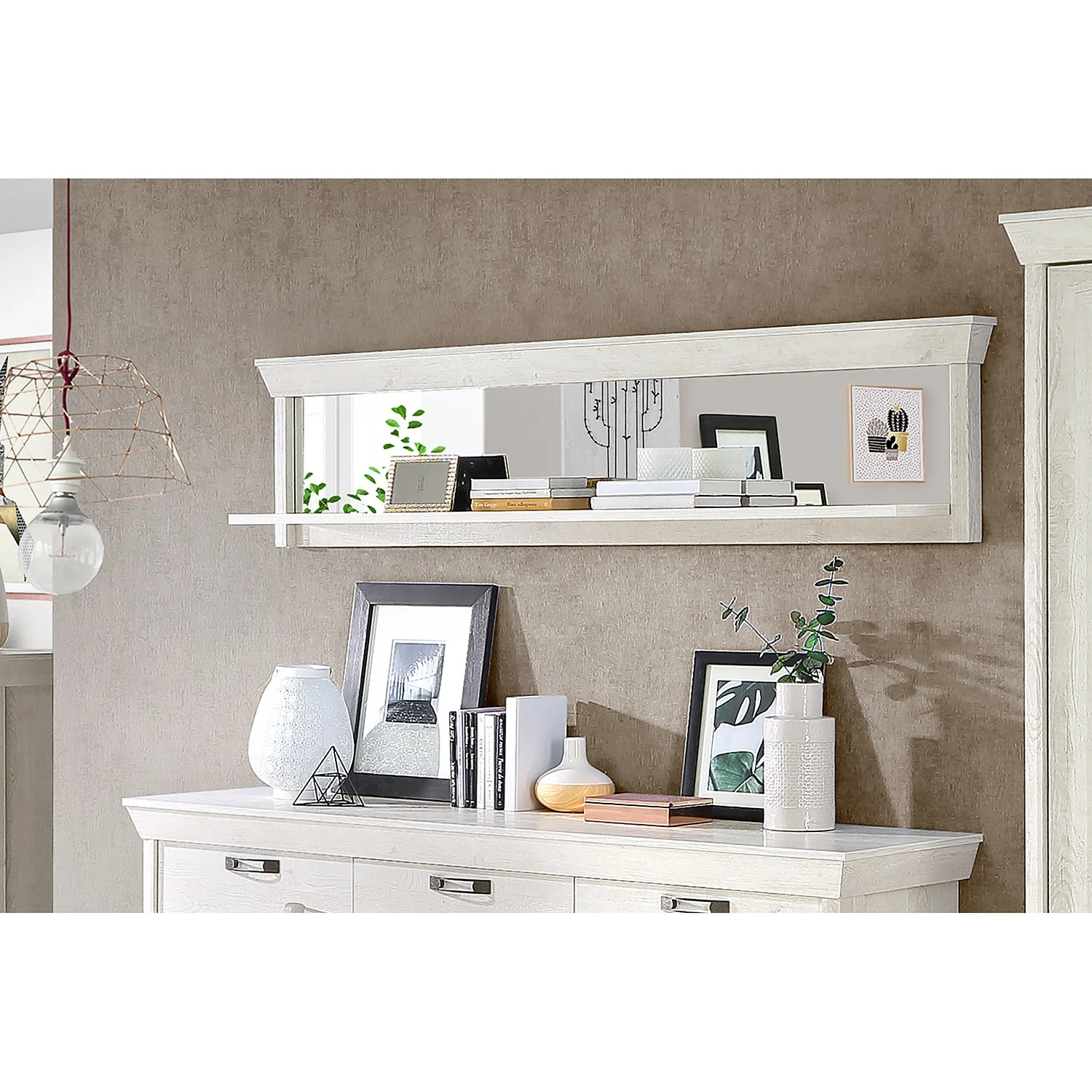 Ridgevalley Étagère murale Kimbark II - Imitation pin blanc 4 Ridgevalley Étagère murale Kimbark II - Imitation pin blanc – Image 2