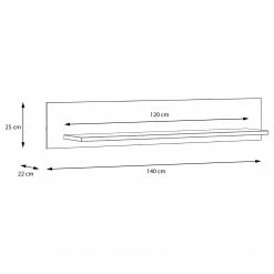 Loftscape Étagère murale Truth - Imitation chêne Sonoma 13 Loftscape Étagère murale Truth - Imitation chêne Sonoma -loftscape Boutique 1000295067 210924 143046000547 SKETCH DETAILS P000000001000295067 sketch