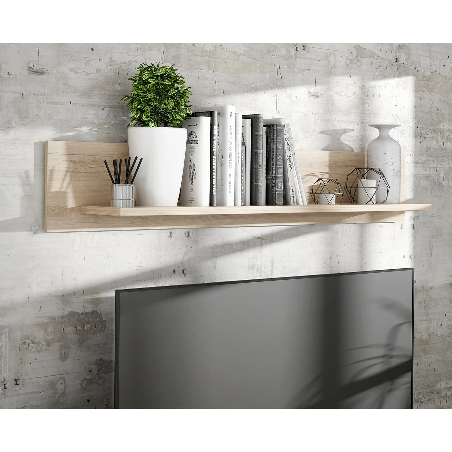 Loftscape Étagère murale Truth - Imitation chêne Sonoma 4 Loftscape Étagère murale Truth - Imitation chêne Sonoma – Image 2