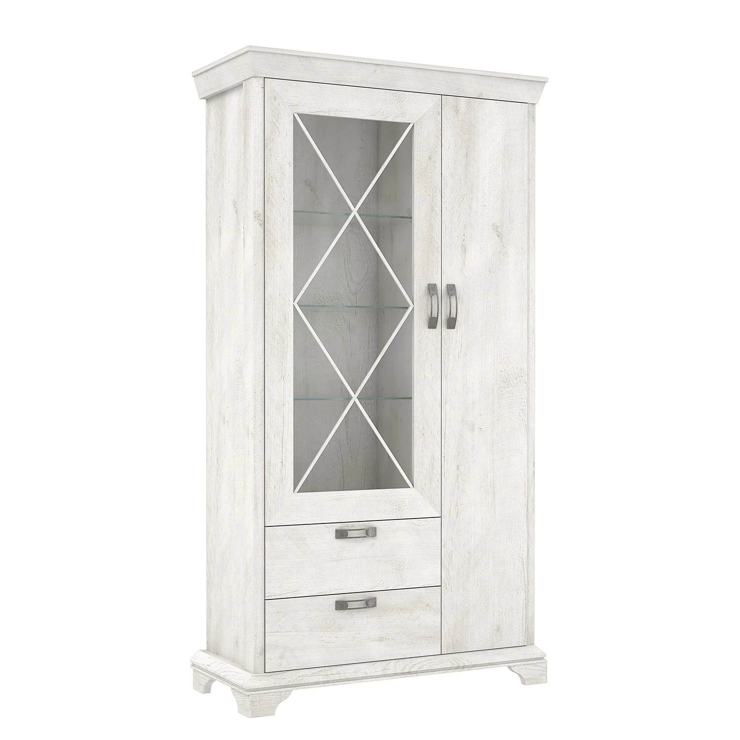 Ridgevalley Vitrine Kimbark II - Imitation pin blanc 3 Ridgevalley Vitrine Kimbark II - Imitation pin blanc