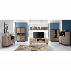 Red Living Meuble TV Trylith - Imitation chêne rustique / Noir 14 Red Living Meuble TV Trylith - Imitation chêne rustique / Noir -loftscape Boutique 1000295078 211125 14485300038 MOOD DETAILS P000000001000295078 mood