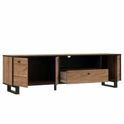 Red Living Meuble TV Trylith - Imitation chêne rustique / Noir 16 Red Living Meuble TV Trylith - Imitation chêne rustique / Noir -loftscape Boutique 1000295078 211125 14485300049 DETAILS P000000001000295078