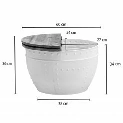 Ridgevalley Table basse Massaa I - Manguier massif / Métal - Manguier / Blanc -loftscape Boutique 1000296395 210929 06333200781 SKETCH DETAILS P000000001000296395 sketch