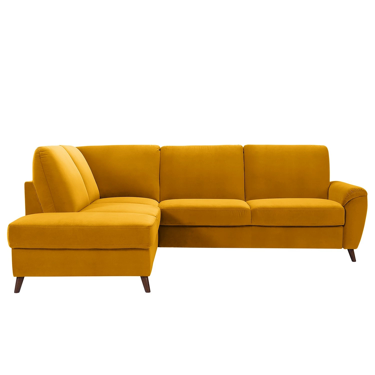 Loftscape Canapé d’angle Chanly - Microfibre - Microfibre Faria: Jaune - Méridienne longue à gauche (vue de face) - Sans fonction couchage 4 Loftscape Canapé d’angle Chanly - Microfibre - Microfibre Faria: Jaune - Méridienne longue à gauche (vue de face) - Sans fonction couchage – Image 2