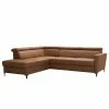 Fredriks Canapé d’angle Landaff - Microfibre - Microfibre Torne: Marron chevreuil - Méridienne longue à gauche (vue de face) - Sans fonction couchage - Sans repose-pieds -loftscape Boutique 1000296808 211018 10243101383 IMAGE P000000001000296808