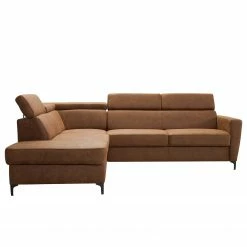 Fredriks Canapé d’angle Landaff - Microfibre - Microfibre Torne: Marron chevreuil - Méridienne longue à gauche (vue de face) - Sans fonction couchage - Sans repose-pieds -loftscape Boutique 1000296808 211018 10243101416 DETAILS P000000001000296808