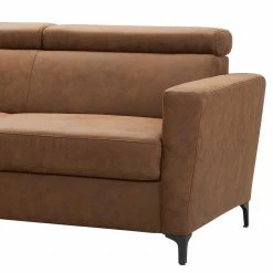 Fredriks Canapé d’angle Landaff - Microfibre - Microfibre Torne: Marron chevreuil - Méridienne longue à gauche (vue de face) - Sans fonction couchage - Sans repose-pieds -loftscape Boutique 1000296808 211018 10243101438 DETAILS P000000001000296808