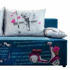 Mooved Canapé convertible Gabun - Tissage à plat - Bleu / Blanc - Suspension à ressorts ondulés 18 Mooved Canapé convertible Gabun - Tissage à plat - Bleu / Blanc - Suspension à ressorts ondulés -loftscape Boutique 1000296937 211018 10252102342 DETAILS P000000001000296937