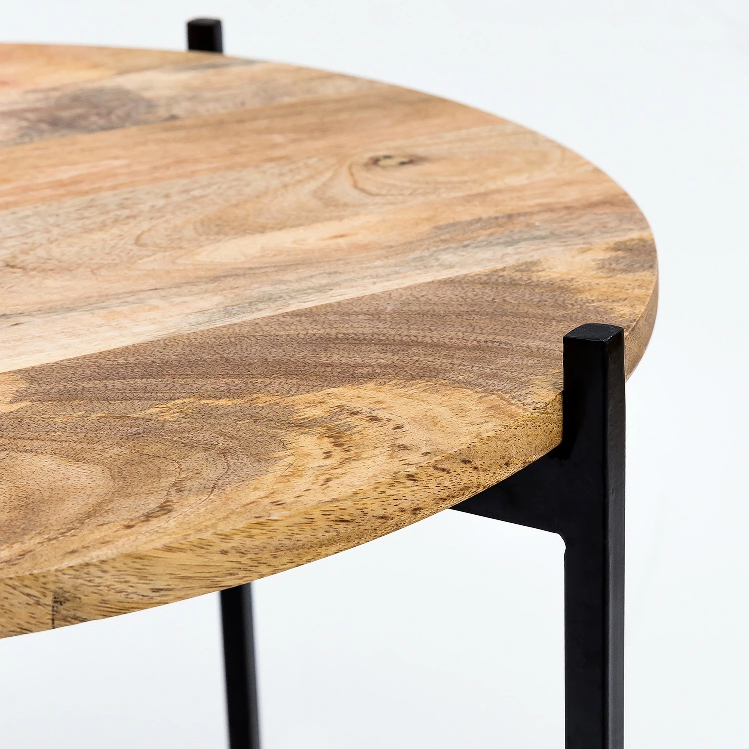 Red Living Table basse Bela Cruz - Manguier massif / Métal - Manguier / Noir 4 Red Living Table basse Bela Cruz - Manguier massif / Métal - Manguier / Noir – Image 2