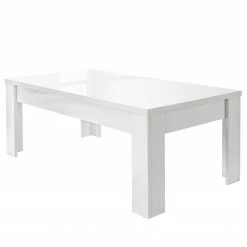 LC Spa Table basse Ice - Blanc brillant
