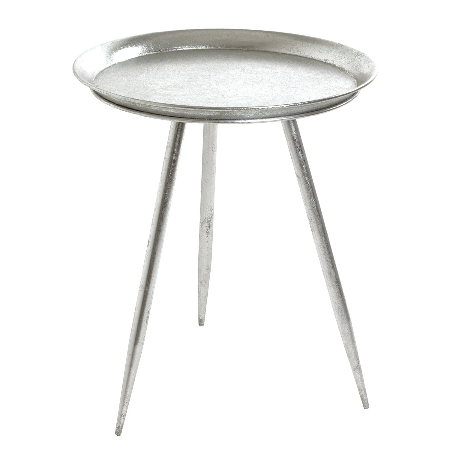 Loftscape Bout de canapé Hatta I - Verre - Argenté 5 Loftscape Bout de canapé Hatta I - Verre - Argenté – Image 3