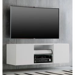 VCM Meuble TV Jusa - Blanc - Largeur : 115 cm 7 VCM Meuble TV Jusa - Blanc - Largeur : 115 cm -loftscape Boutique 1000298103 211014 122141000118 MOOD DETAILS P000000001000298103 mood