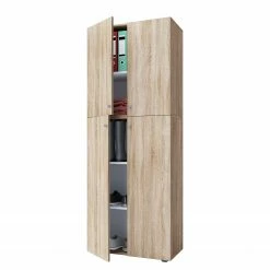 VCM Armoire à chaussures Lona I - Imitation chêne de Sonoma