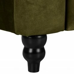 Red Living Canapé Lovis (3 places) - Velours Tomi: Vert vieilli -loftscape Boutique 1000298813 211214 180122000215 DETAILS P000000001000298813