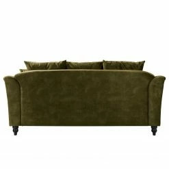 Red Living Canapé Lovis (3 places) - Velours Tomi: Vert vieilli -loftscape Boutique 1000298813 211214 18012200094 DETAILS P000000001000298813