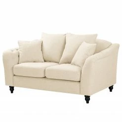 Red Living Canapé Lovis (2 places) - Tissu Jazy: Créme