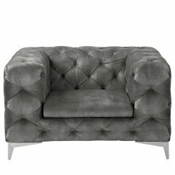 Red Living Fauteuil Merlin - Velours Tomi: Gris -loftscape Boutique 1000298964 211214 18025401512 DETAILS P000000001000298964