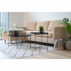 Red Living Bout de canapé Vehas - Verre / Métal - Noir -loftscape Boutique 1000299452 211012 134746000118 MOOD DETAILS P000000001000299452 mood