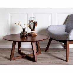 Naturoo Table basse Hawar - Placage en bois véritable - Noyer -loftscape Boutique 1000299453 211012 13474600123 MOOD DETAILS P000000001000299453 mood