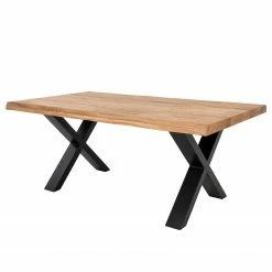 Red Living Table basse Togo - Chêne massif / Métal - Chêne