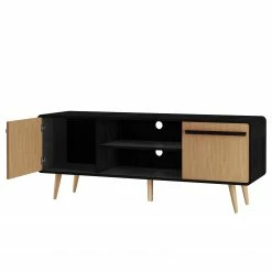 Norrwood Meuble TV Amanda - Imitation chêne / Noir -loftscape Boutique 1000299458 211013 133341000038 DETAILS P000000001000299458