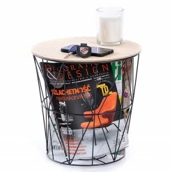 FLHF Bout de canapé Mia - Imitation acacia / Noir 9 FLHF Bout de canapé Mia - Imitation acacia / Noir -loftscape Boutique 1000299478 211012 15341100090 DETAILS P000000001000299478