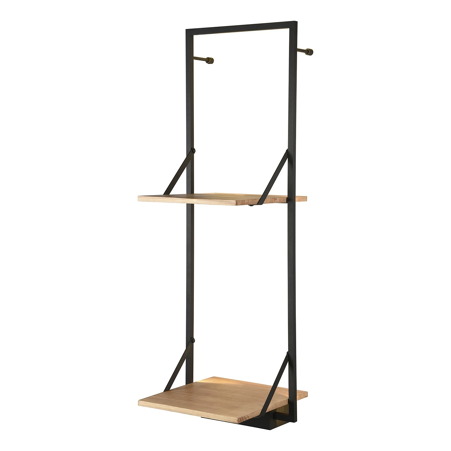 Red Living Étagère murale Legno II - Eucalyptus massif / Métal - Eucalyptus / Noir 3 Red Living Étagère murale Legno II - Eucalyptus massif / Métal - Eucalyptus / Noir