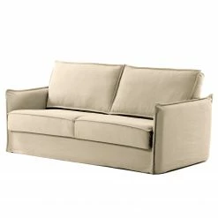 Loftscape Canapé convertible Gunn - Lin - Lin Blina: Taupe - Largeur : 202 cm