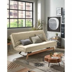 Loftscape Canapé convertible Molt - Lin - Lin Blina: Taupe -loftscape Boutique 1000300389 211229 15023300488 MOOD DETAILS P000000001000300389 mood