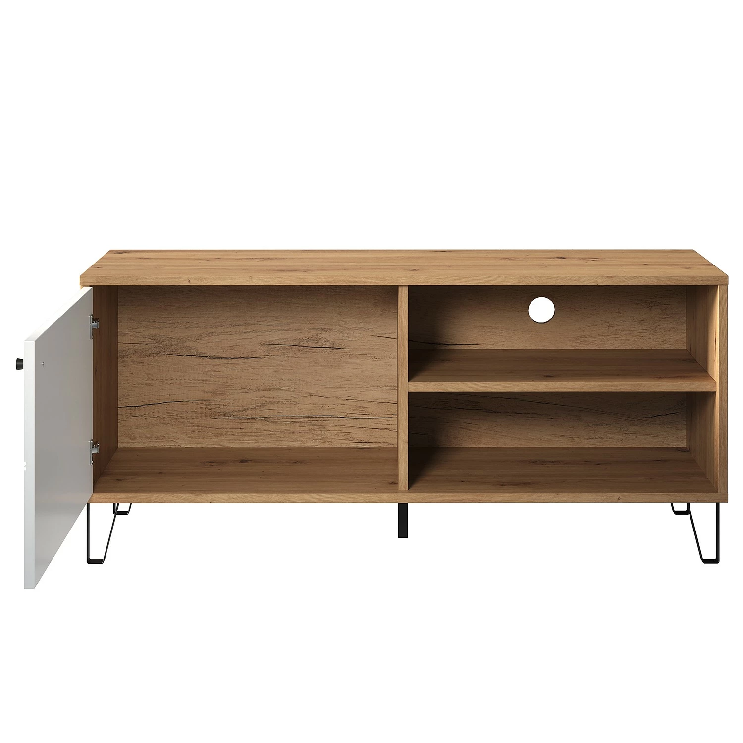 Trendteam Meuble TV Touch I - Imitation chêne artisan / Blanc 6 Trendteam Meuble TV Touch I - Imitation chêne artisan / Blanc – Image 4