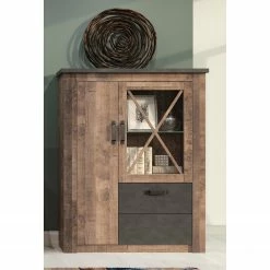 Trendteam Buffet haut Georgia - Gris foncé / Imitation chêne rustique 11 Trendteam Buffet haut Georgia - Gris foncé / Imitation chêne rustique -loftscape Boutique 1000300848 211015 12542200055 MOOD DETAILS P000000001000300848 mood