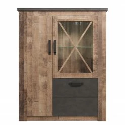 Trendteam Buffet haut Georgia - Gris foncé / Imitation chêne rustique 13 Trendteam Buffet haut Georgia - Gris foncé / Imitation chêne rustique -loftscape Boutique 1000300848 211015 12542200075 DETAILS P000000001000300848