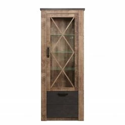 Trendteam Vitrine Georgia - Gris foncé / Imitation chêne rustique 13 Trendteam Vitrine Georgia - Gris foncé / Imitation chêne rustique -loftscape Boutique 1000300856 211015 125446000132 DETAILS P000000001000300856