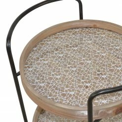 Red Living Desserte Gadeby - Métal - Imitation chêne / Noir 7 Red Living Desserte Gadeby - Métal - Imitation chêne / Noir -loftscape Boutique 1000304115 211027 13422500063 DETAILS P000000001000304115